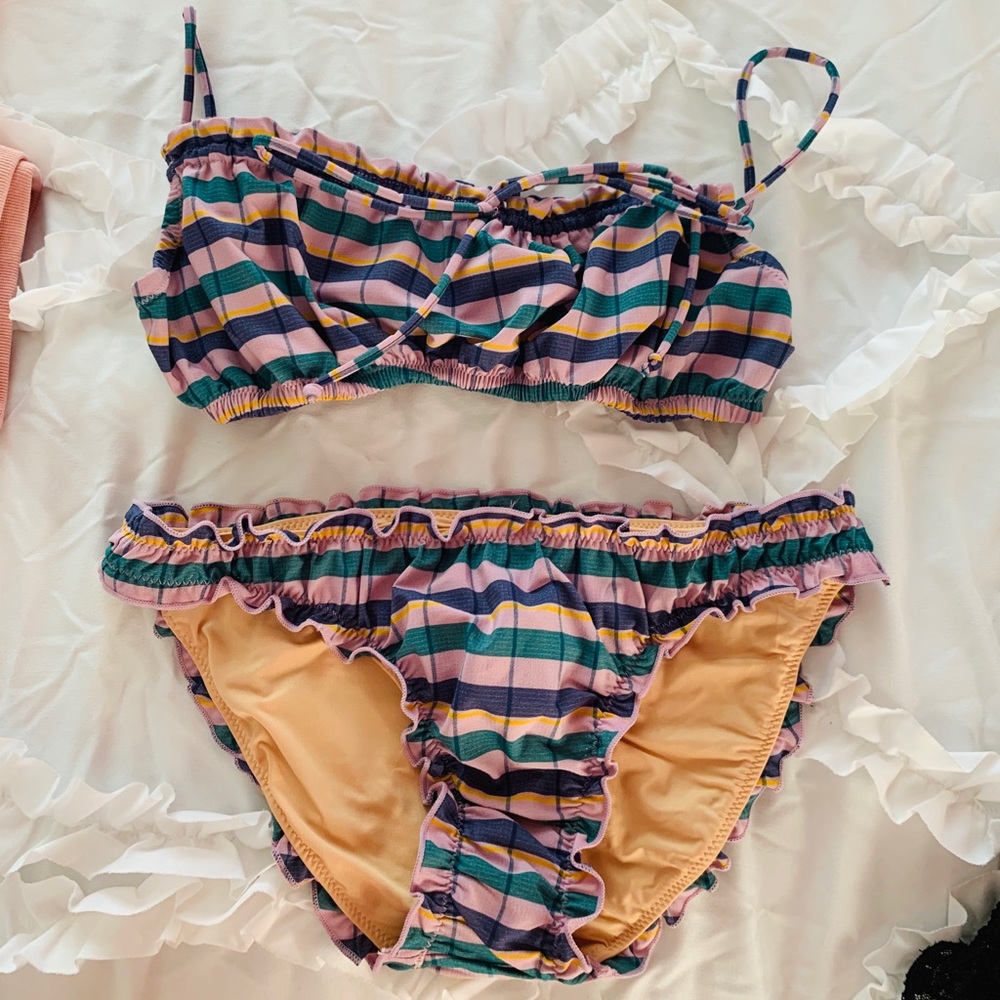 Madewell Rouched Bikini Set